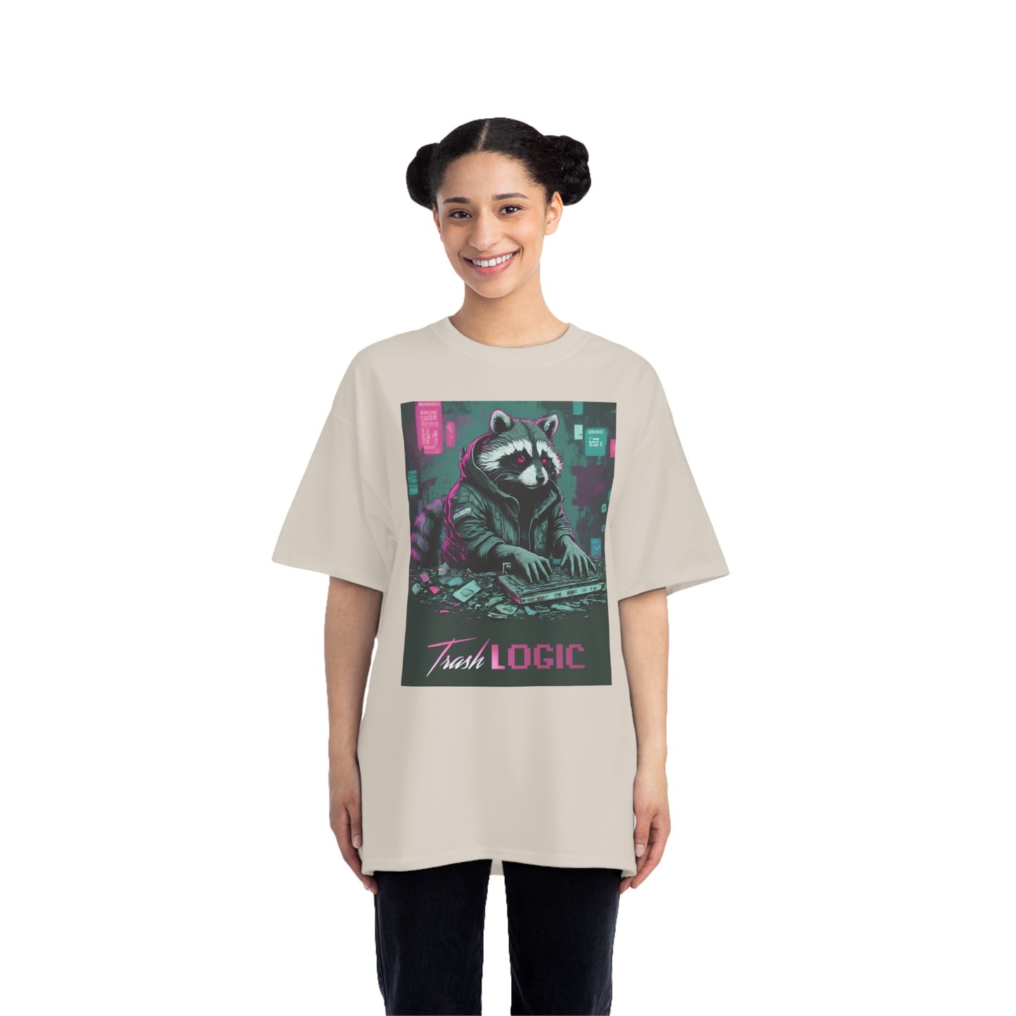 Trash Logic Synthwave Racoon