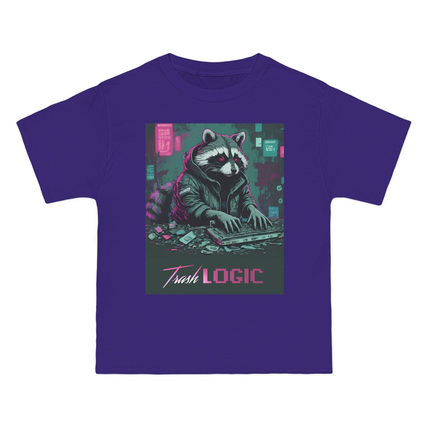 Trash Logic Synthwave Racoon