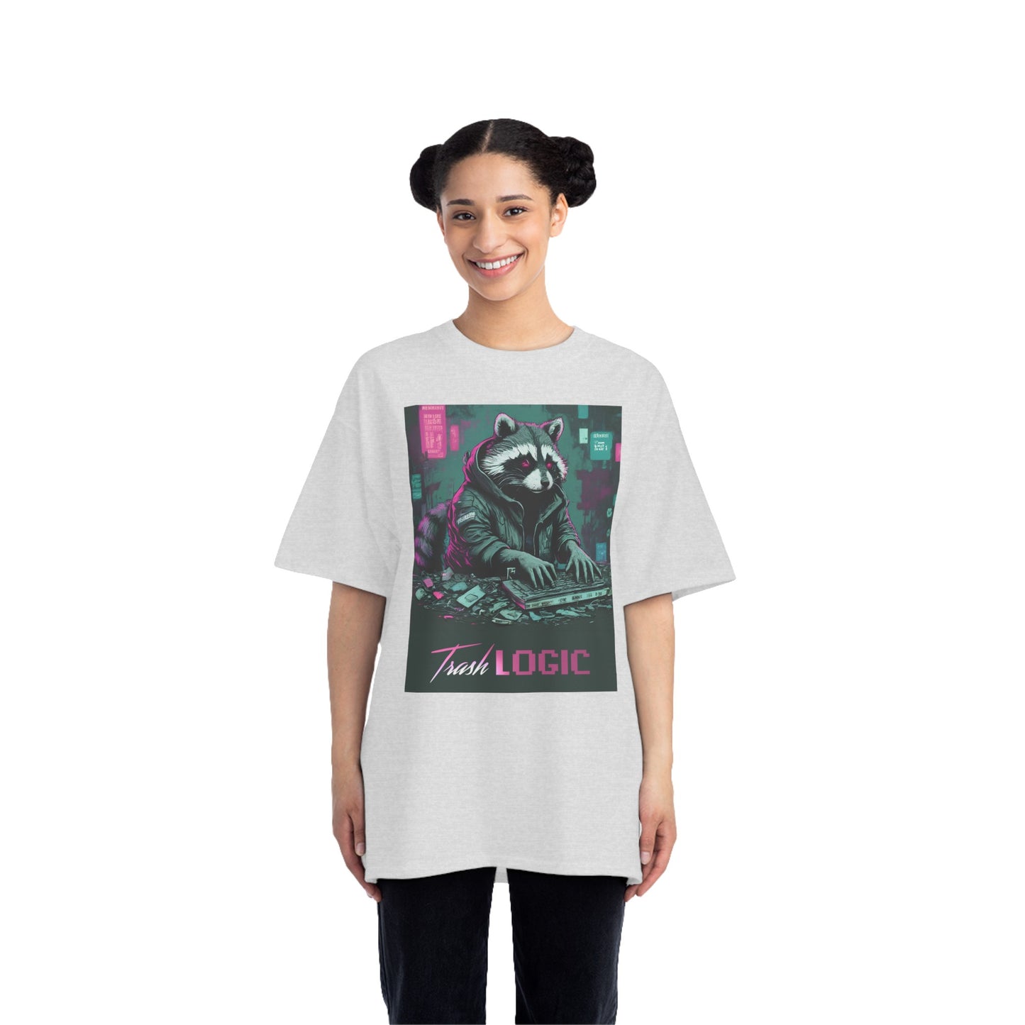 Trash Logic Synthwave Racoon